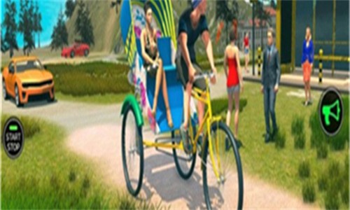 自行车人力车驾驶