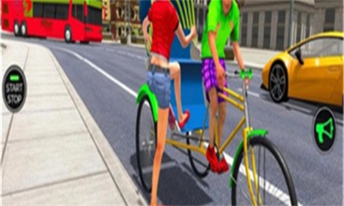 自行车人力车驾驶