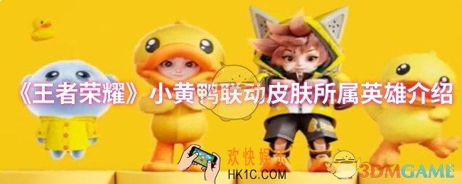 王者荣耀小黄鸭联动皮肤所属英雄是谁