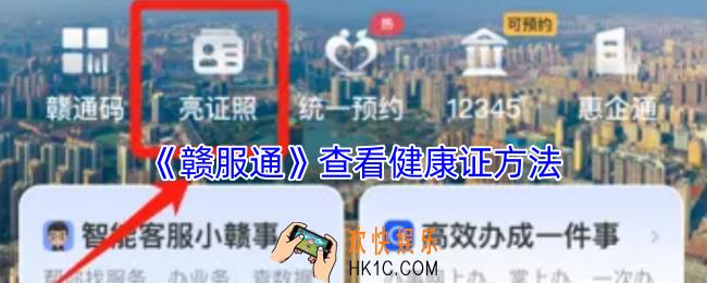 赣服通怎么看健康证