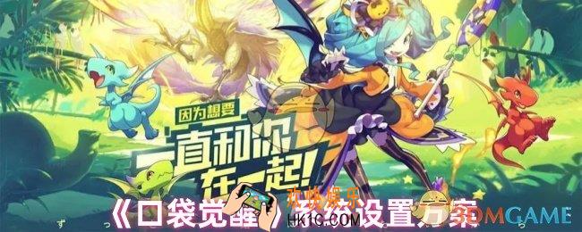 口袋觉醒系统怎么设置效果更好