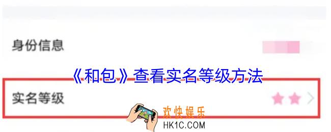 和包怎么看实名等级