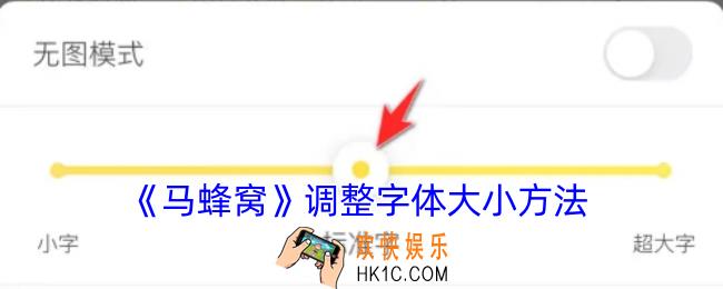 马蜂窝怎么调字体大小