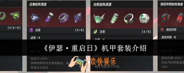 伊瑟重启日机甲套装有哪些