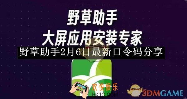 野草助手2月6日最新口令码分享