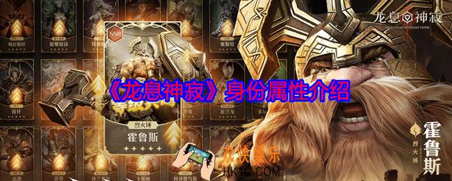 龙息神寂身份属性是什么