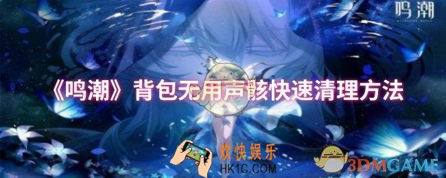 鸣潮背包无用声骸怎么快速清理