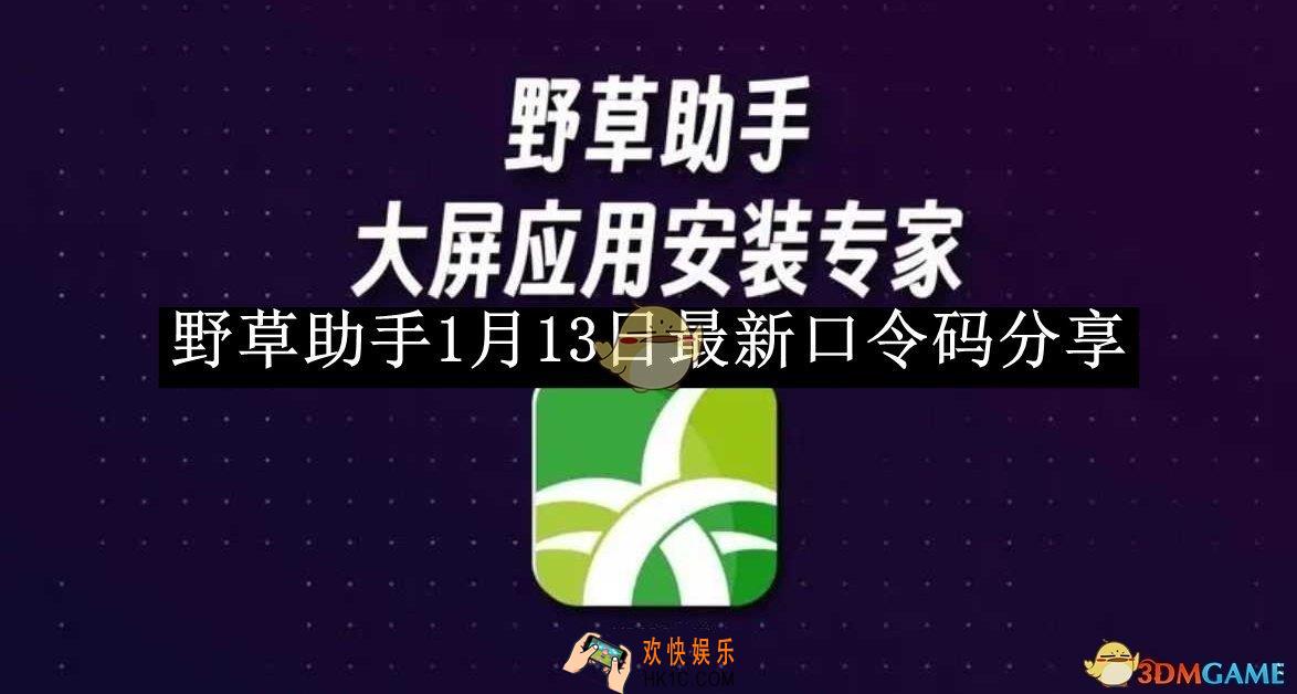 野草助手1月13日最新口令码分享