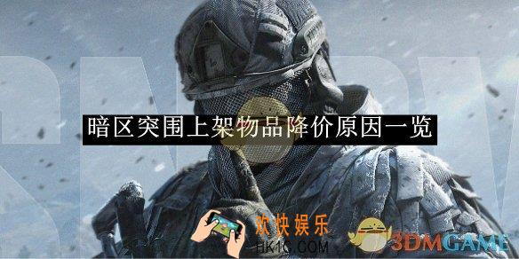 暗区突围上架物品降价原因一览