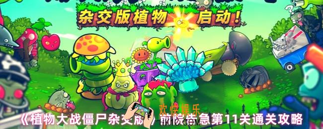 植物大战僵尸杂交版前院告急第11关怎么通关