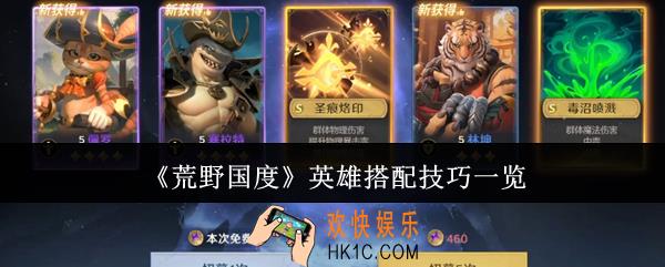 荒野国度英雄怎么搭配