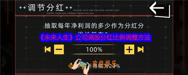未来人生公司调股分红比例怎么调
