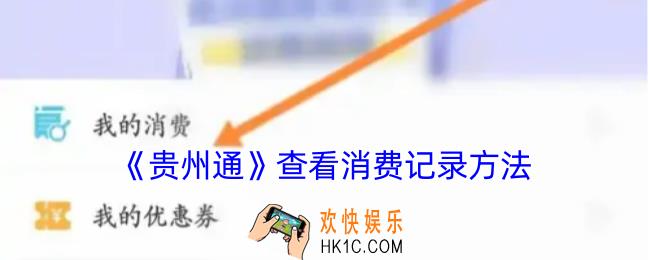 贵州通怎么看消费记录