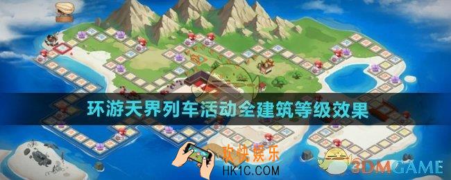 dnf手游环游天界列车建筑效果怎么样