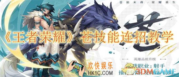 王者荣耀苍技能连招教学