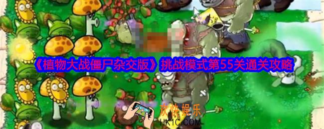 植物大战僵尸杂交版挑战模式第55关怎么过关