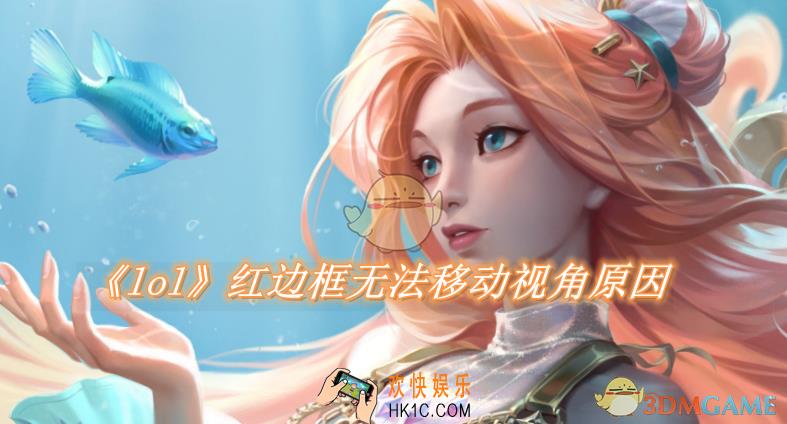 lol红边框无法移动视角是什么原因
