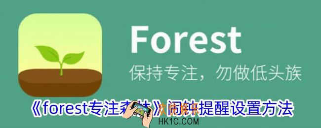 forest专注森林怎么设置闹钟