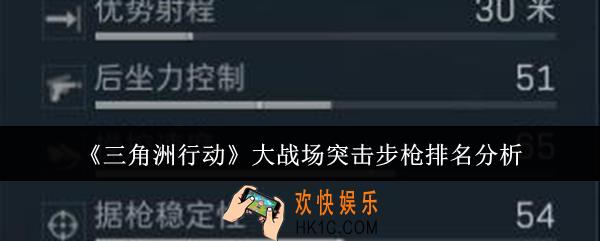 三角洲行动大战场突击步枪排名是什么
