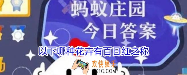 以下哪种花卉有百日红之称