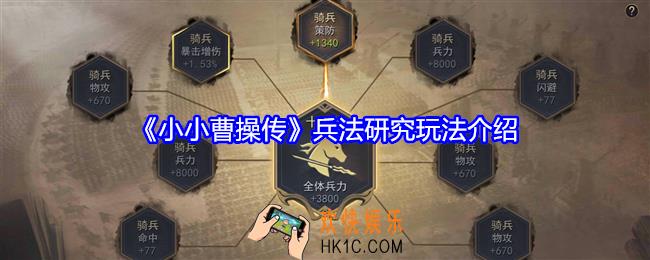 小小曹操传兵法研究怎么玩