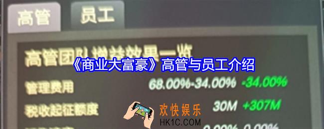 商业大富豪高管与员工介绍