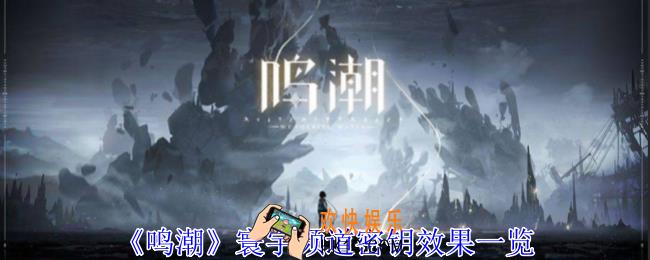 鸣潮寰宇频道密钥有什么用