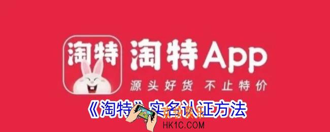 淘特怎么实名认证