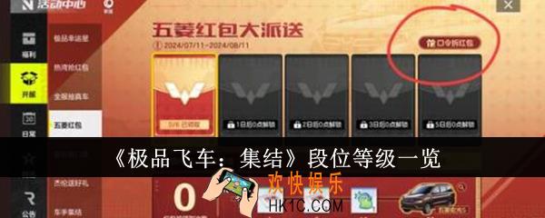极品飞车集结段位等级有哪些