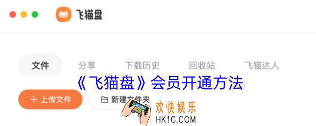 飞猫盘怎么开会员