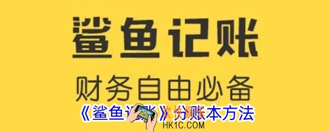 鲨鱼记账怎么分账本