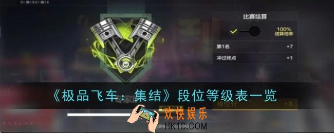 极品飞车集结段位等级有哪些