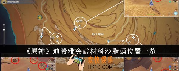 原神迪希雅突破材料沙脂蛹在哪里
