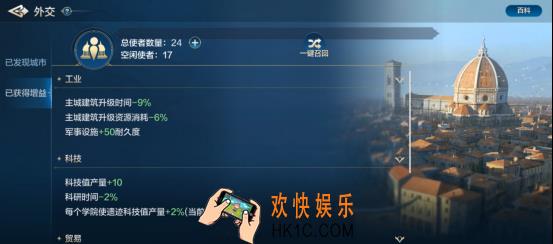 《世界启元》城市外交系统介绍