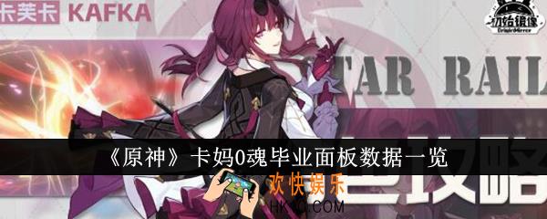 原神卡妈0魂毕业面板数据是什么