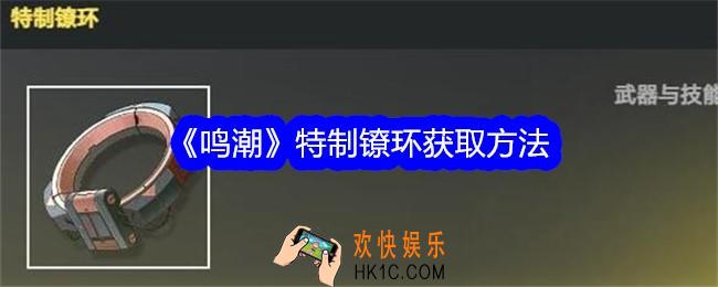 鸣潮特制镣环怎么获得