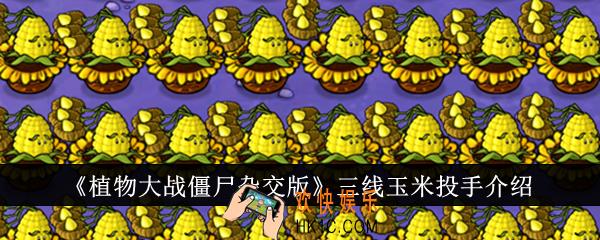 植物大战僵尸杂交版三线玉米投手怎么样