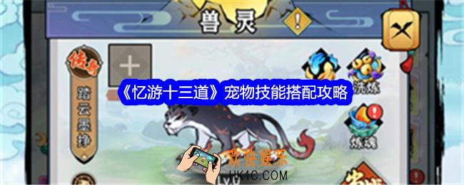 忆游十三道游戏宠物技能怎么搭配