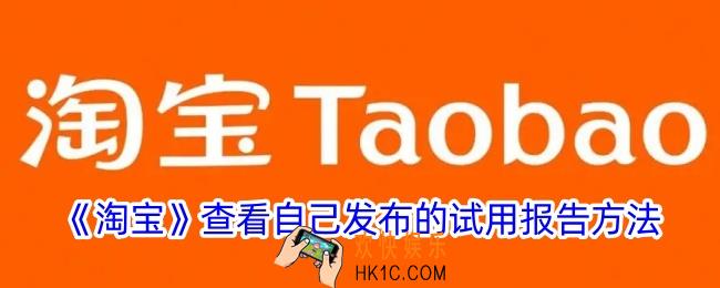 淘宝怎么看自己的试用报告
