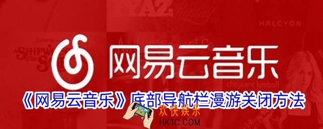 网易云音乐底下漫游怎么去掉