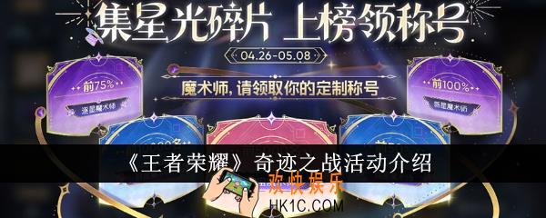 王者荣耀奇迹之战活动怎么样