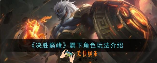 决胜巅峰霸下角色怎么玩