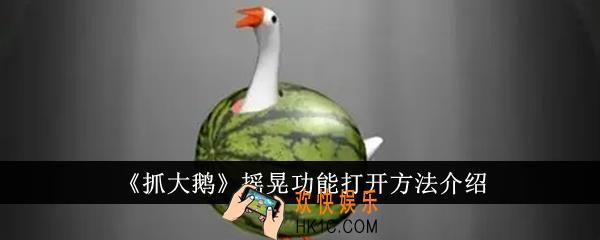 抓大鹅摇晃功能怎么打开