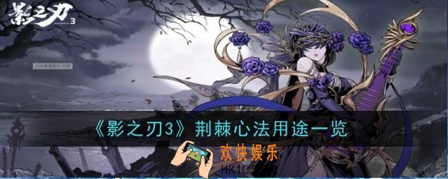 影之刃3荆棘心法有什么用
