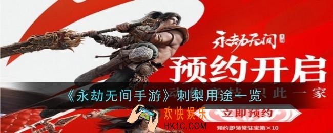永劫无间手游刺梨有什么用