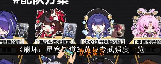 崩坏星穹铁道黄泉专武强度怎么样