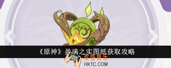原神盈满之实图纸怎么获得
