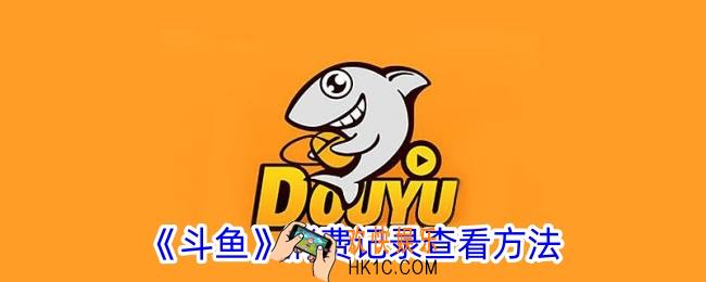斗鱼消费记录怎么查
