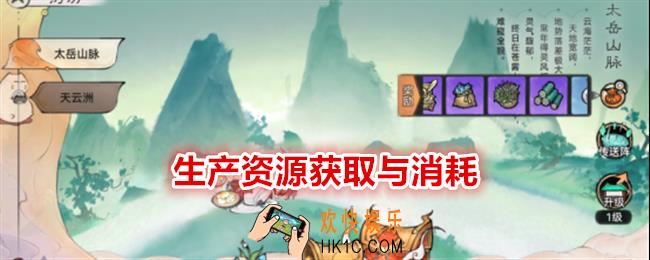 最强祖师生产资源获取与消耗