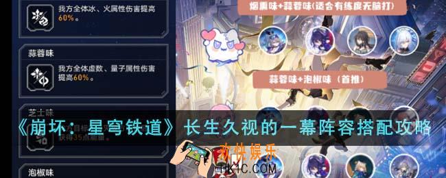 崩坏星穹铁道长生久视的一幕阵容怎么搭配